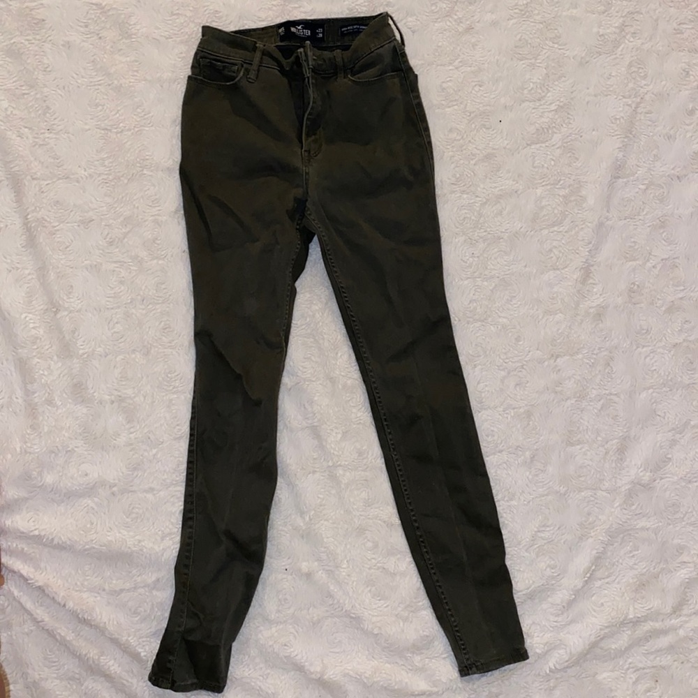 Super Skinny Forest Green Jeans